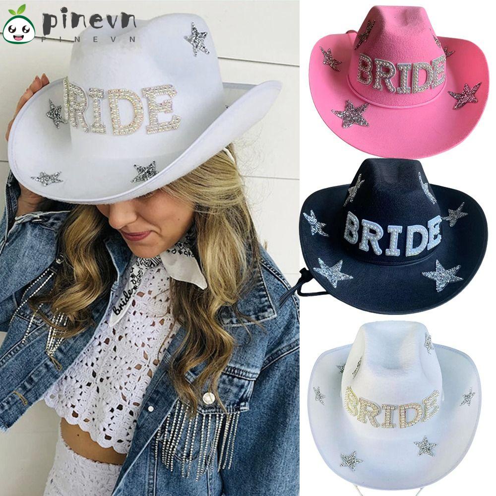 PINEVN Mũ Cao Bồi Hóa Trang Ngôi Sao Bò Sữa Thời Trang Phương Tây Cho Nữ
