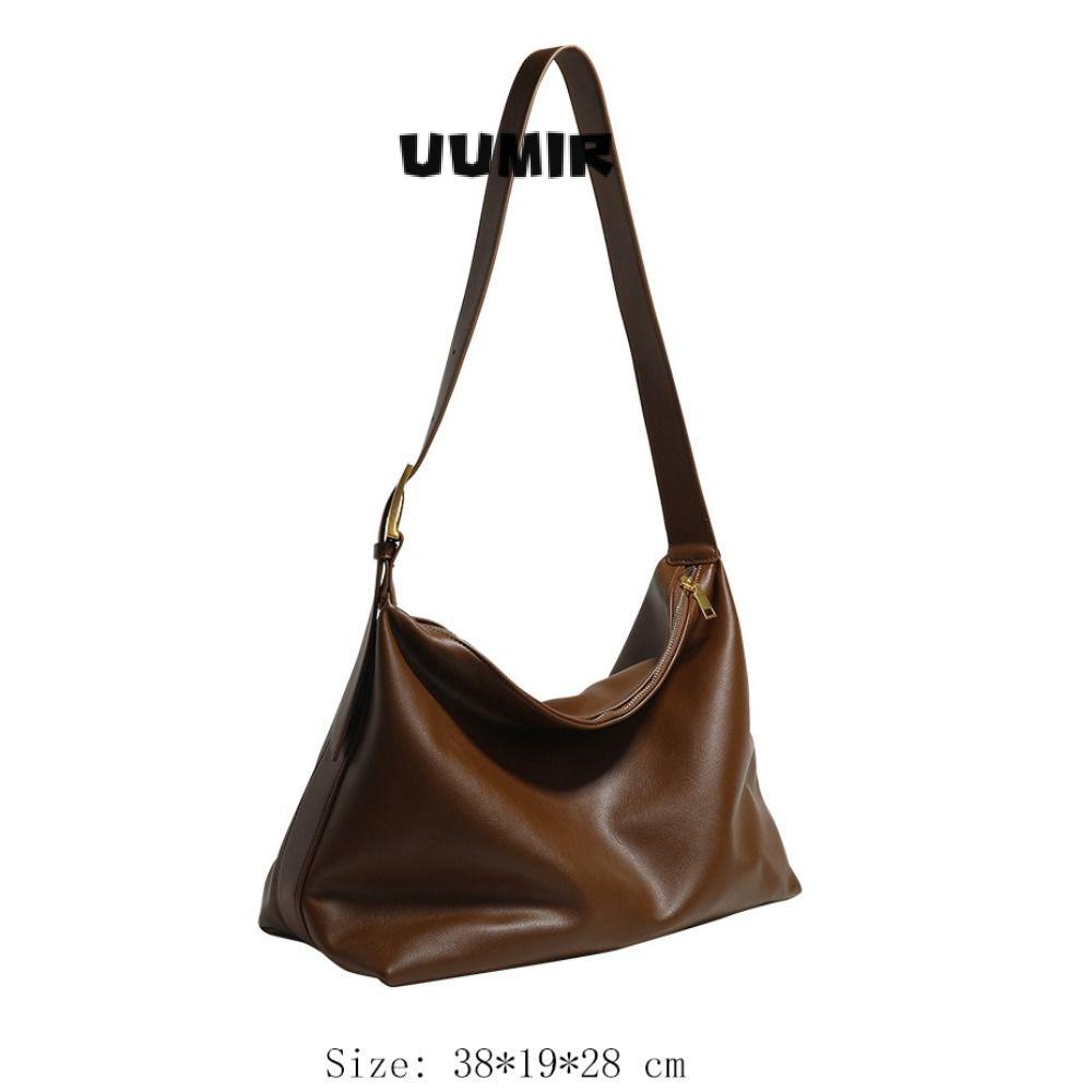 UUMIR Túi Xách Da Mềm Cỡ Lớn Màu Trơn Thời Trang Cho Nữ
