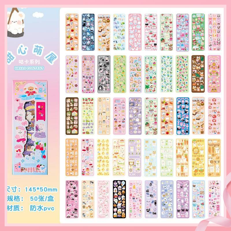Bộ 200 Kiểu Sticker Hoạt Hình Bằng pvc Chống Nước Dùng Trang Trí