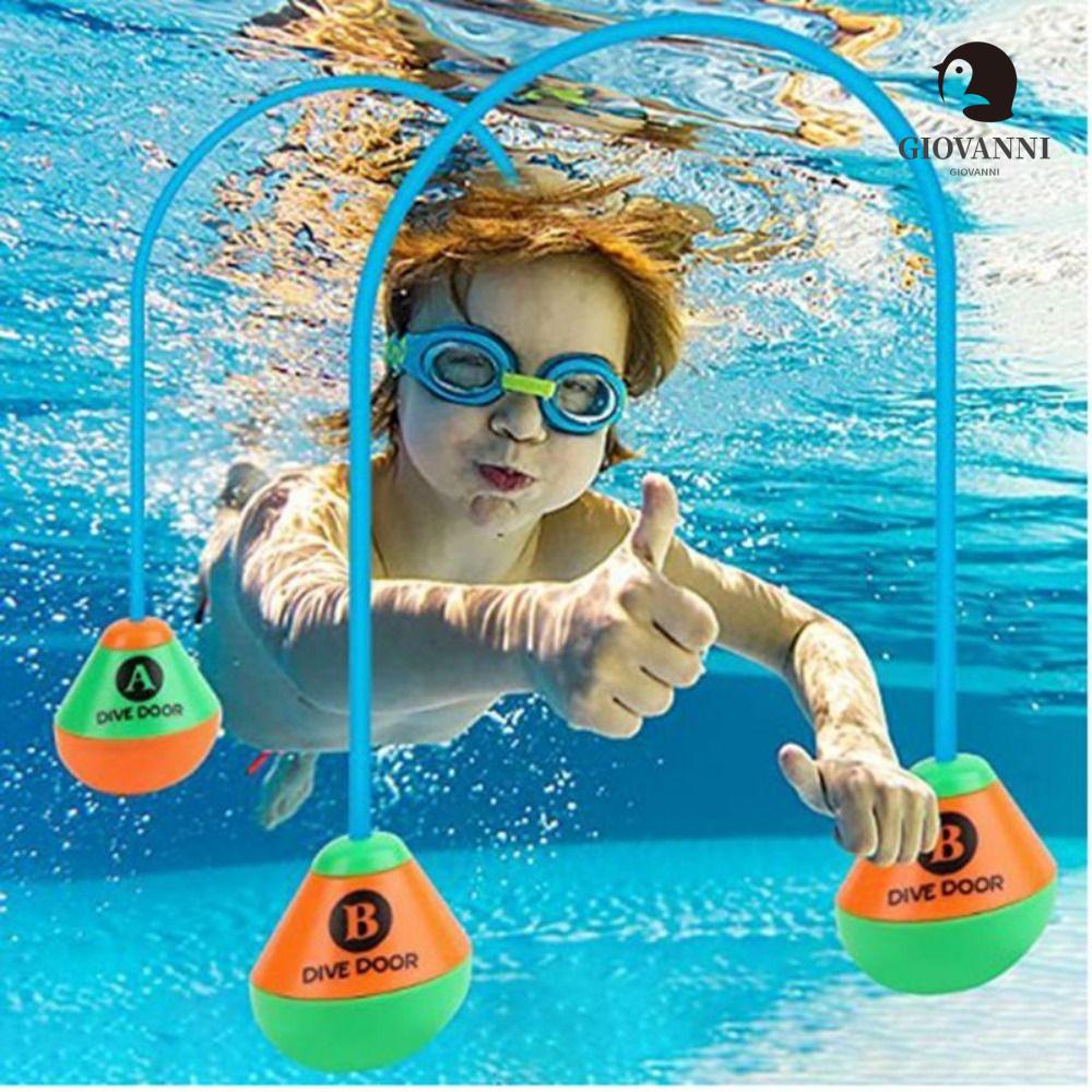 GIOVANNI Vòng Đồ Chơi Lặn Biển 80CM Không Biến Dạng Có Thể Tái Sử Dụng