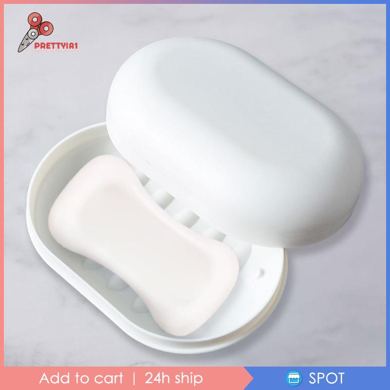 Giá Đỡ Xà Phòng Có Nắp Đậy Tháo Rời Được Tiện Lợi Dành Cho Đi Du Lịch