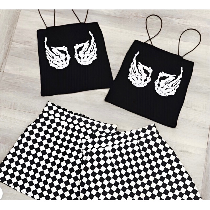 Áo Dây Bún Bàn Tay Croptop alohashop91