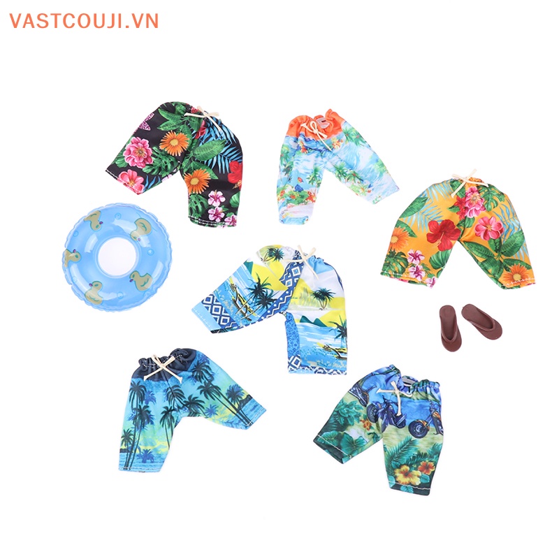 SPEEDO 1 Bộ Quần Áo Bơi Ngắn Thay Đổi Tốc Độ Thời Trang Mùa Hè Cho Búp Bê VASTJI