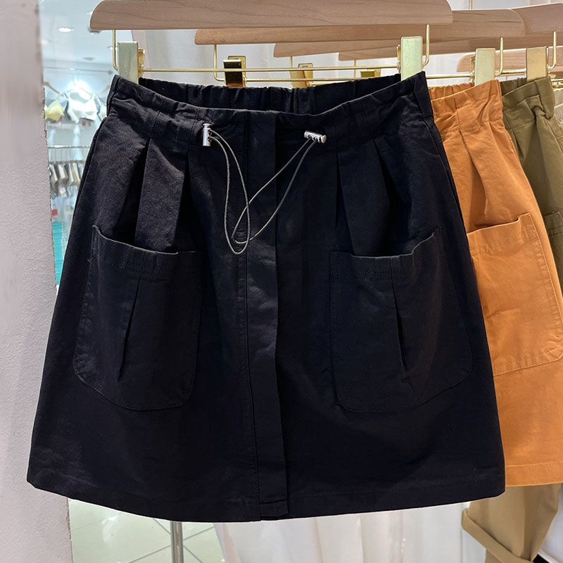 Chân Váy Kaki Dây Rút Size Lớn Thời Trang Mùa Hè Mới 2023