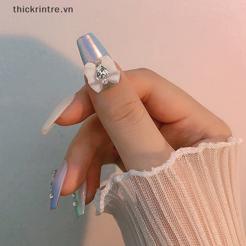 Phụ Kiện Đá Pha Lê Hình Bướm Bằng Acrylic Dùng Trang Trí Móng Tay