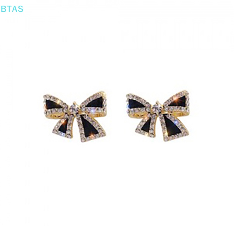 Bt Mới Bông Tai Đinh Tán Đính Đá Hình Nơ Độc Đáo Cá Tính Làm Quà Sinh Nhật Đám Cưới Cho Nữ