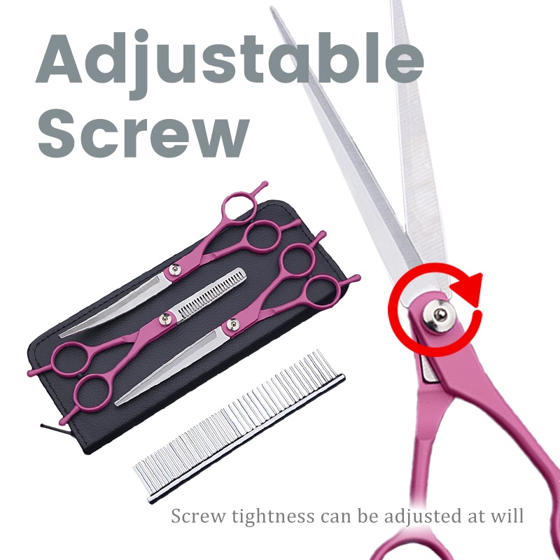 HamshMoc Dụng Cụ Chải Lông Chăm Sóc Thú Cưng Đầu Tròn Bằng Thép Không Gỉ