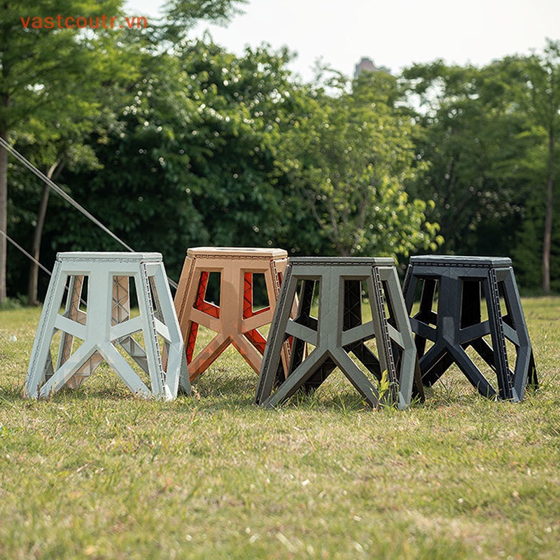 Ghế Đẩu Vuông Mini Thiết Kế Bền Chịu Tải Cao Cho Hoạt Động Ngoài Trời