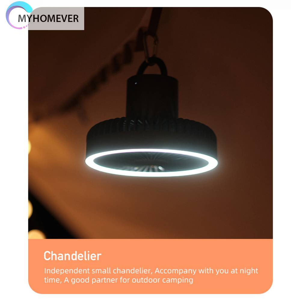 Quạt Làm Mát Để Bàn 3 Tốc Độ 10000mAh Cắm Trại Ngoài Trời