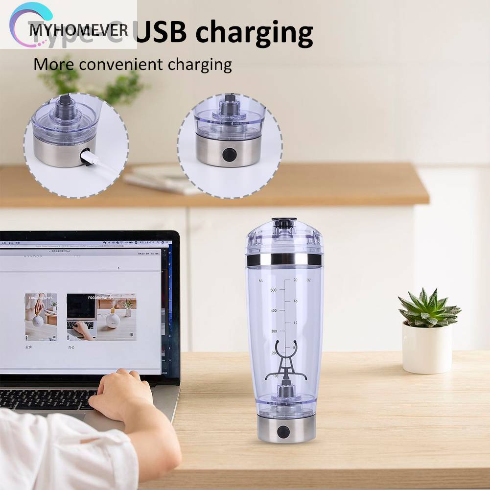 Bình Nước Điện 450ml / 600ml Có Thang Đo Tiện Lợi