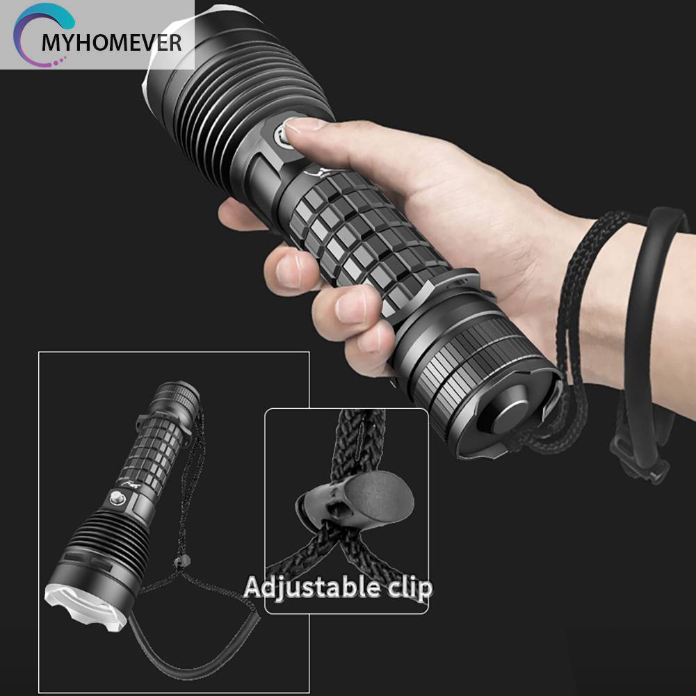 Đèn Pin XHP70 LED 3 Chế Độ Chống Trượt Tiện Dụng Khi Đi Cắm Trại Leo Núi