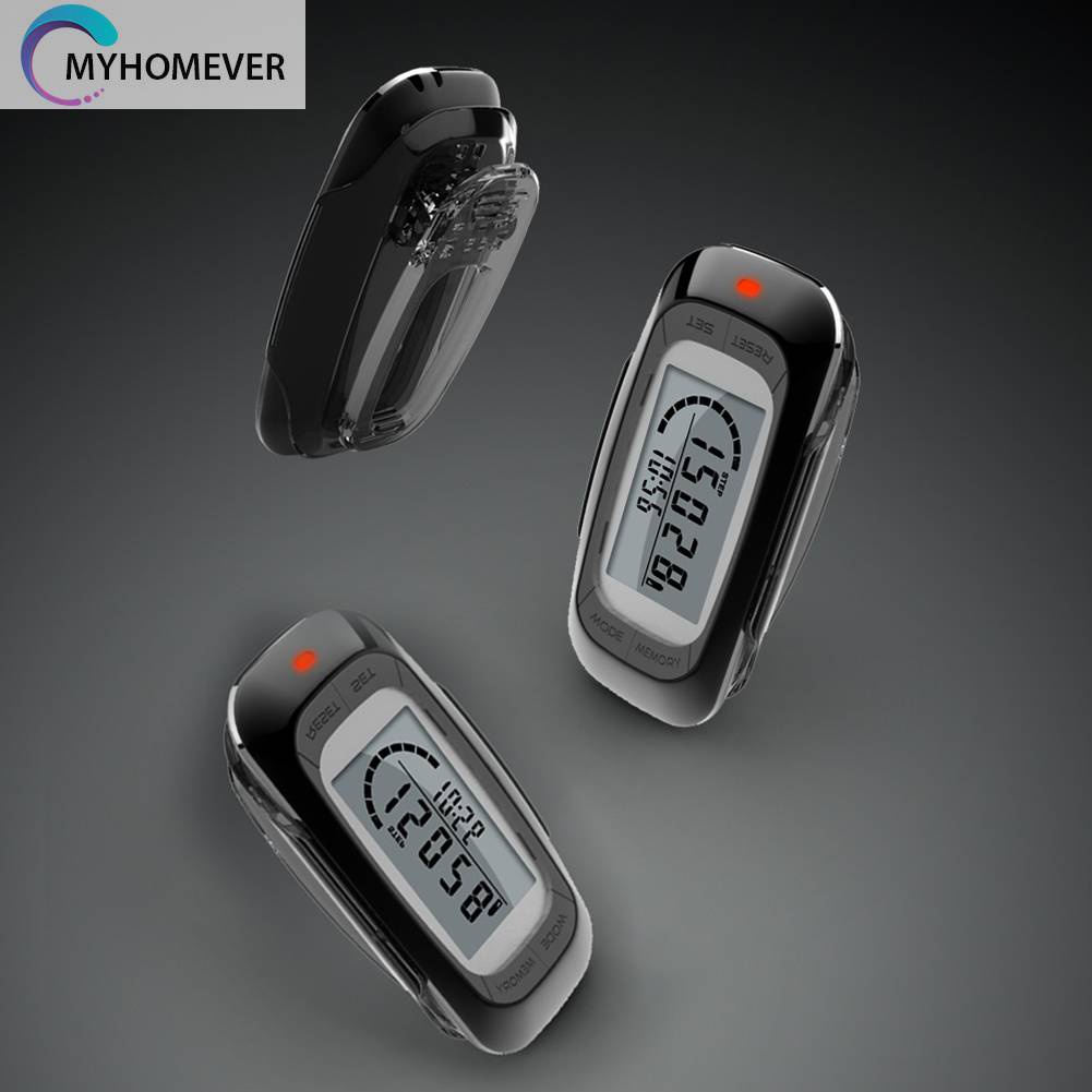 Đèn LED Đếm Bước Chân Màn Hình LCD 3D Cho Nam Nữ