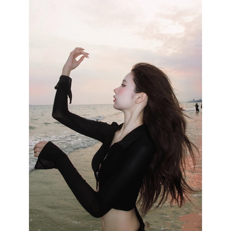 Bộ Đồ Bơi Ba Mảnh Dáng Ôm Cao Cấp Phong Cách Doudou Phong Cách Mới Năm 2023