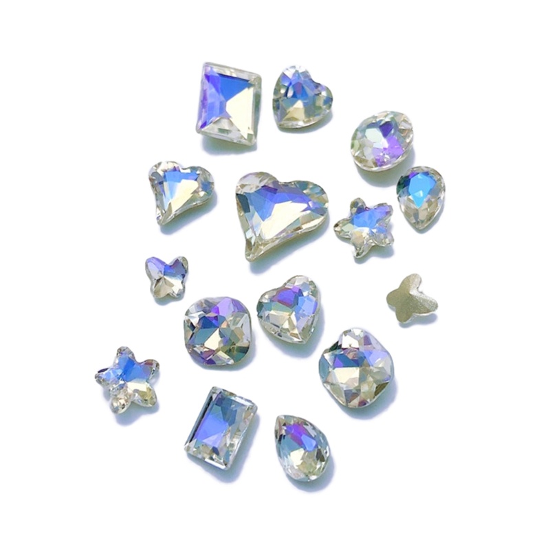 Set 30 Hạt Đá 3D Đính Móng Nghệ Thuật