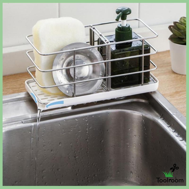 Giá Inox Gắn Bồn Rửa Chén Đựng Đồ Dùng Nhà Bếp Tiện Dụng