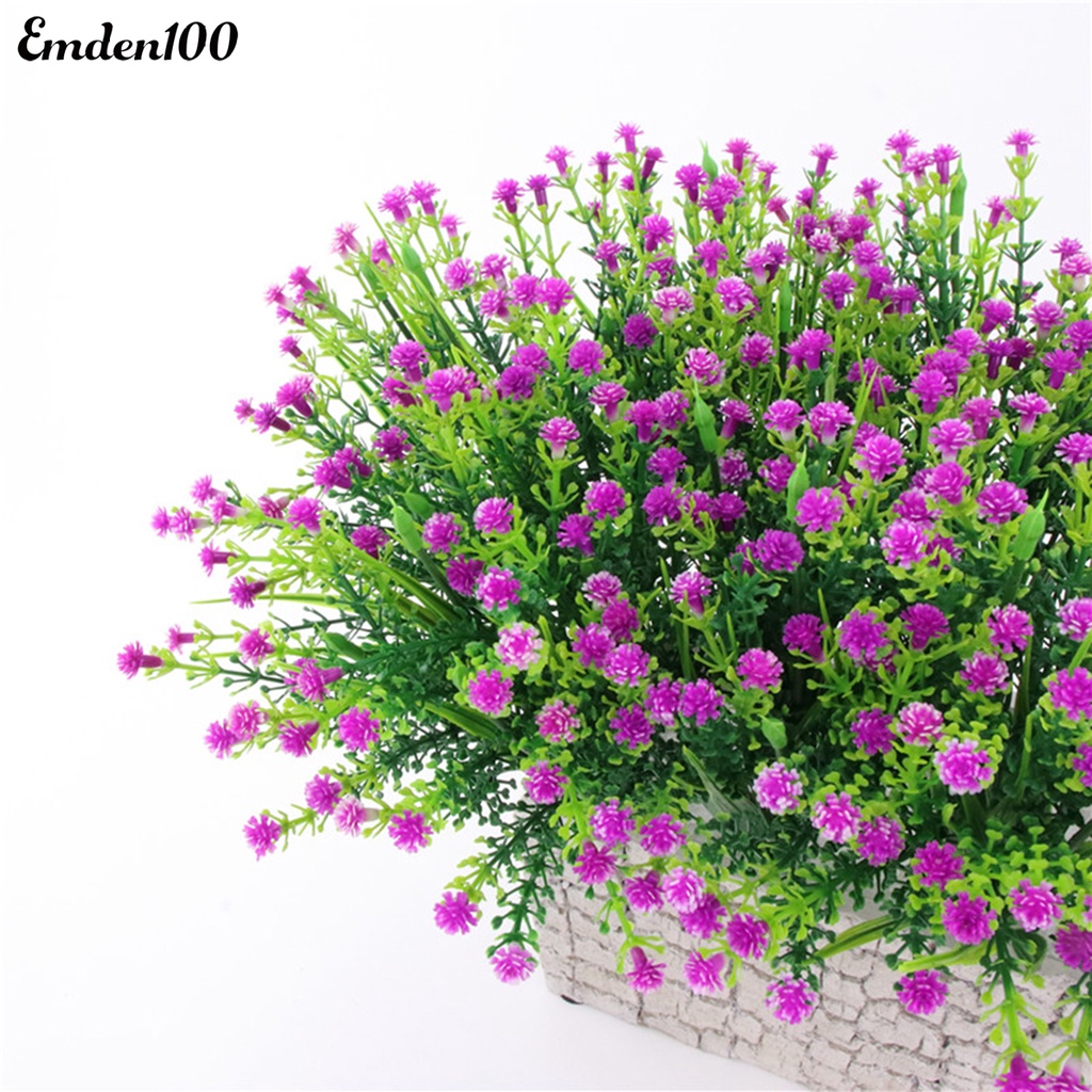 [EMDEN] Bó Hoa Nhân Tạo 5 Nhánh Lâu Trôi Bằng Nhựa Thân Thiện Với Môi Trường Chống Thấm Nước Mô Phỏng Emsbre