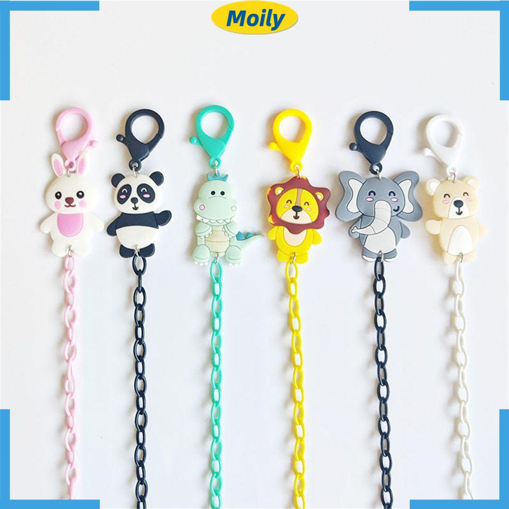 MOILYVN Dây Đeo Mặt Động Vật Hoạt Hình Nhiều Màu Sắc Chống Thất Lạc