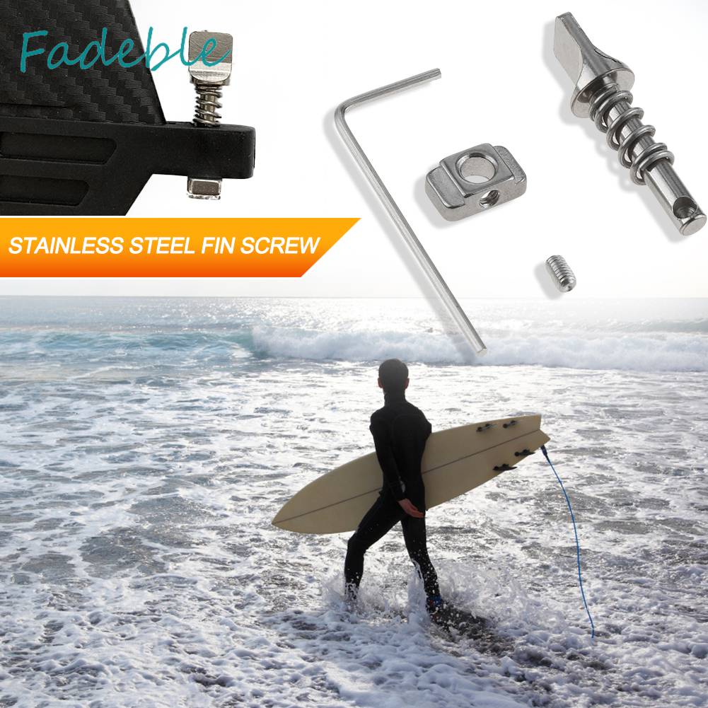 Bộ Ốc Vít Cố Định Tấm Ván Lướt Sóng Bằng Inox Chuyên Dụng