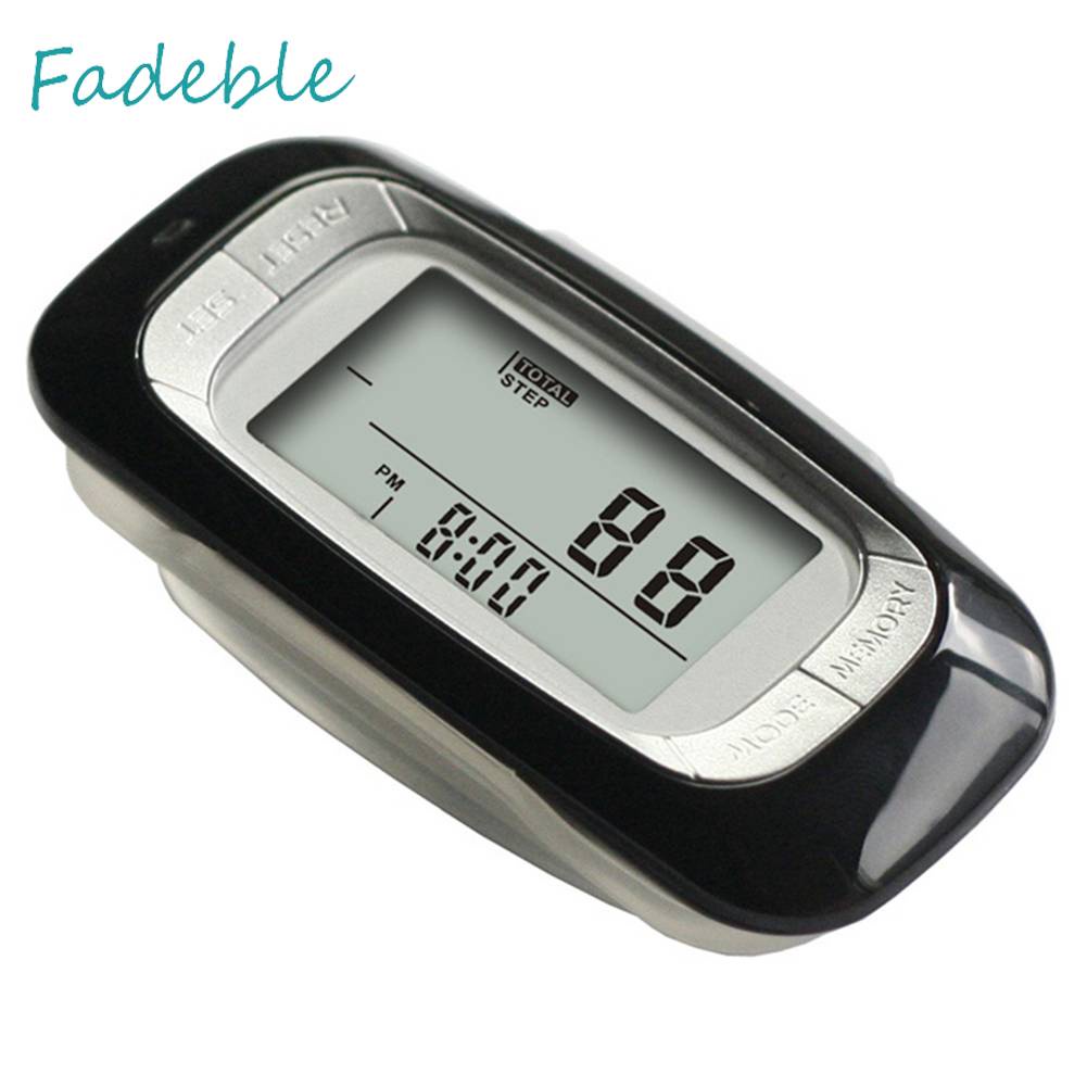 Đèn LED Đếm Bước Chân Màn Hình LCD 3D Cho Nam Nữ