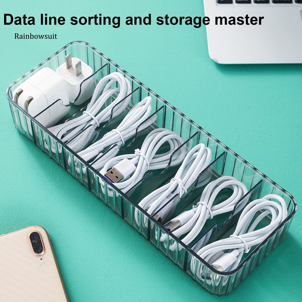 Hộp Đựng Dây Cáp Sạc Gọn Nhẹ Đa Năng Tiện Dụng Cho Gia Đình