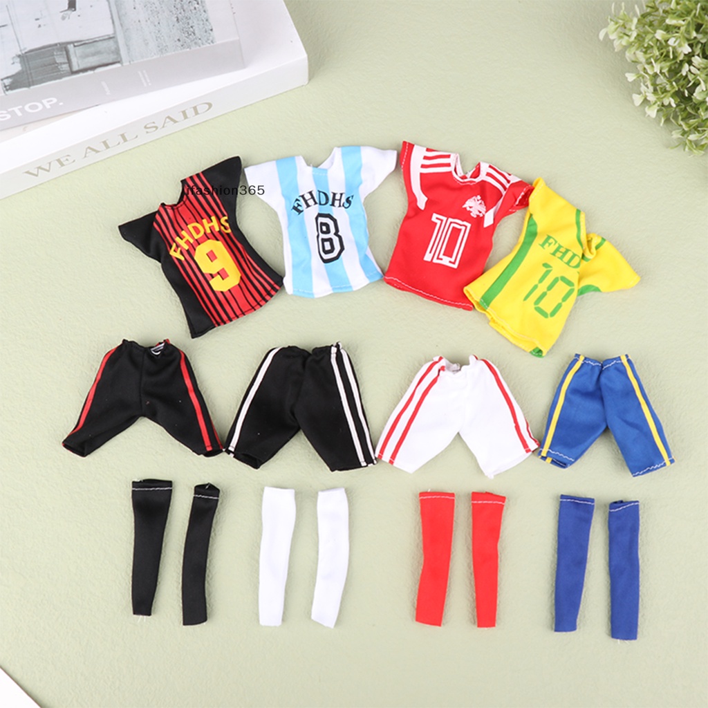 1 Bộ Quần Áo Thể Thao Ngắn Tay Thời Trang Cho Búp Bê ifashion365