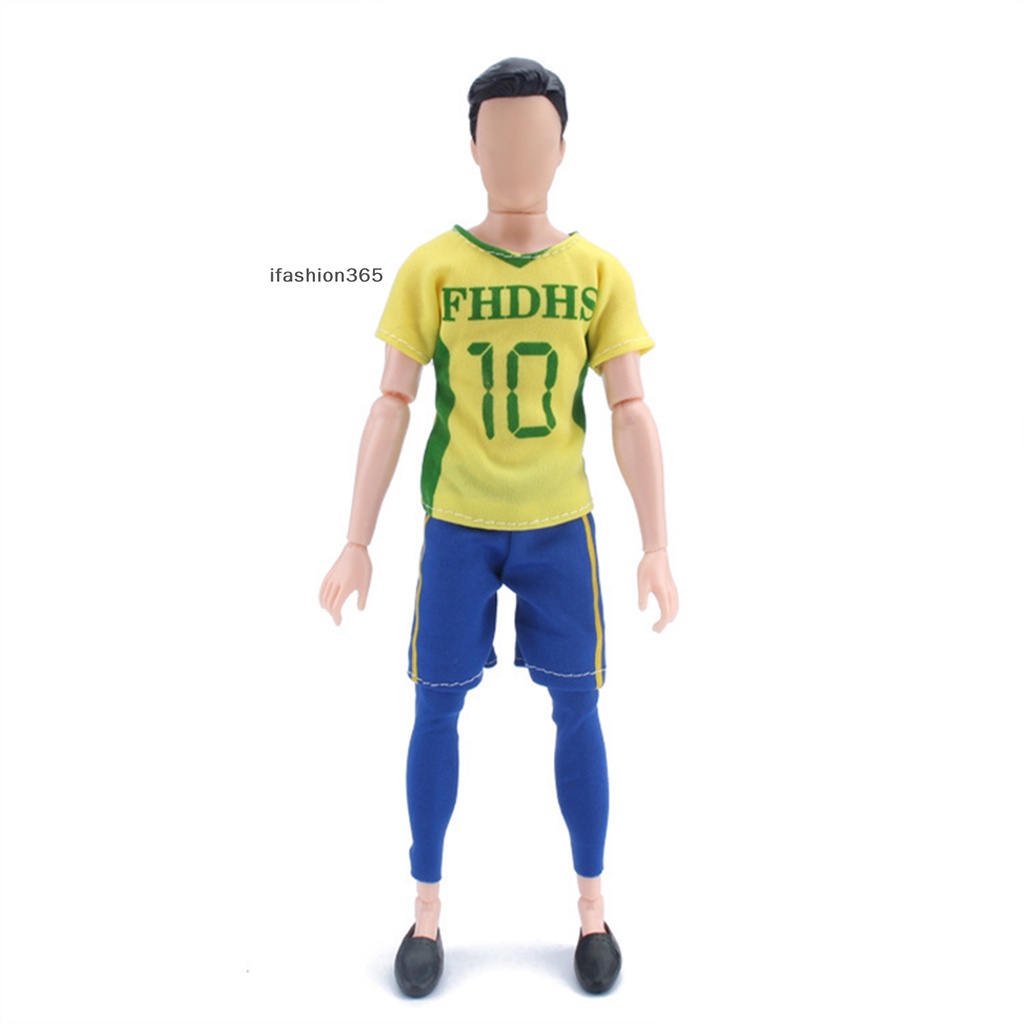 1 Bộ Quần Áo Thể Thao Ngắn Tay Thời Trang Cho Búp Bê ifashion365