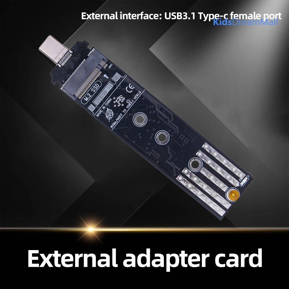Đầu Chuyển Đổi NVMe Sang Type C M.2 USB C Cho Almost M.2 (NGFF) NVMe / SATA SSD