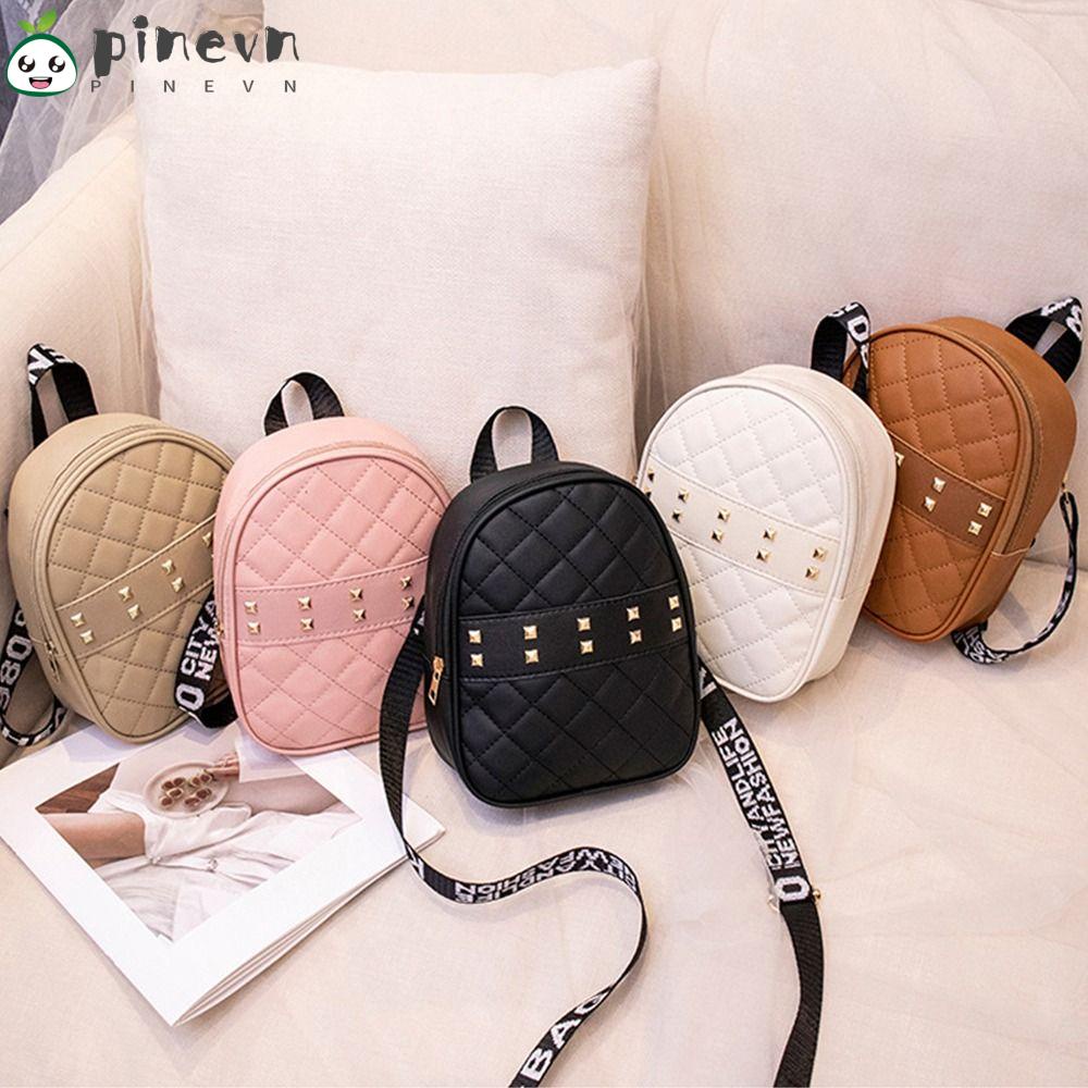 PINEVN Balo Mini Đính Đinh Tán Đa Năng Thời Trang