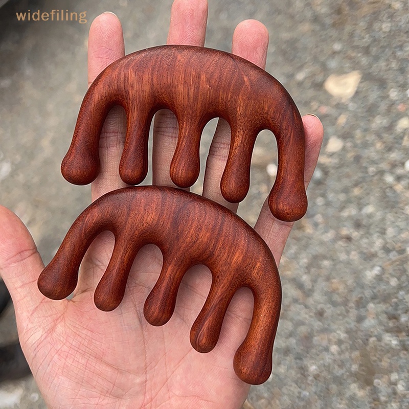 Lược Gỗ Đàn Hương Năm Cánh Chống Chảy Xoăn Chăm Sóc Sức Khỏe Cho Nữ