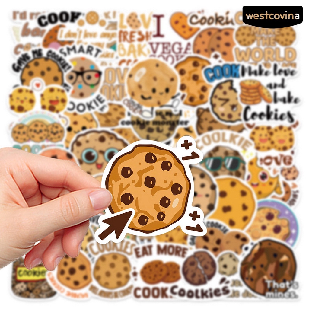 [WSTN]✎Bộ 50 Miếng Dán Hoạt Hình Chống Thấm Nước Siêu Bền Trang Trí Sổ Tay / Điện Thoại / Laptop