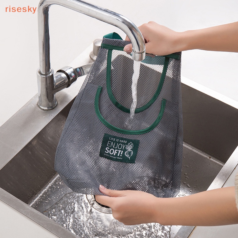 Túi Lưới Đựng Rau Củ Quả Đa Năng Sức Chứa Lớn Thoáng Khí Cho Nhà Bếp