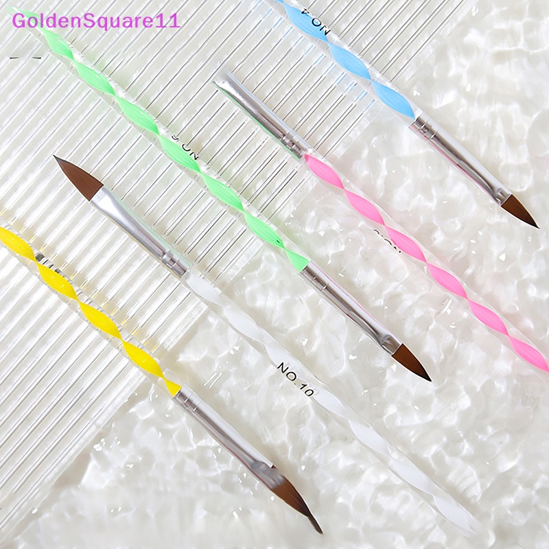 Cọ Sơn Móng Tay Gel UV Acrylic Mạ Vàng Chuyên Dụng Cho Vẽ Móng