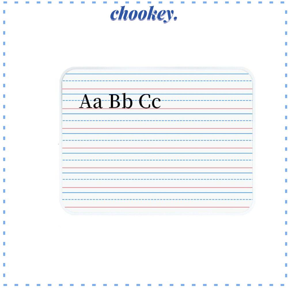 CHOOKEY Set 2 Bảng Trắng Viết Bảng Hai Mặt Dành Cho Luyện Tập Viết Tay