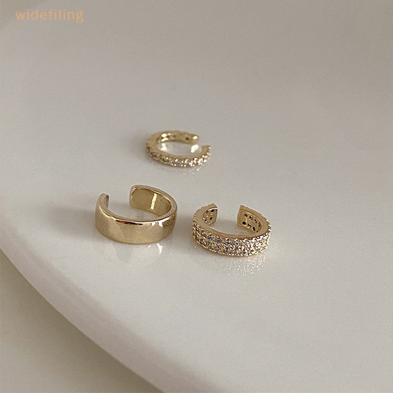 Khuyên Kẹp Vành Tai Đính Đá Zircon Dễ Thương Cho Nữ