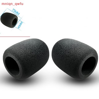 2 tấm ốp bảo vệ micrô micrô phòng thu màu đen 75x60mm mới