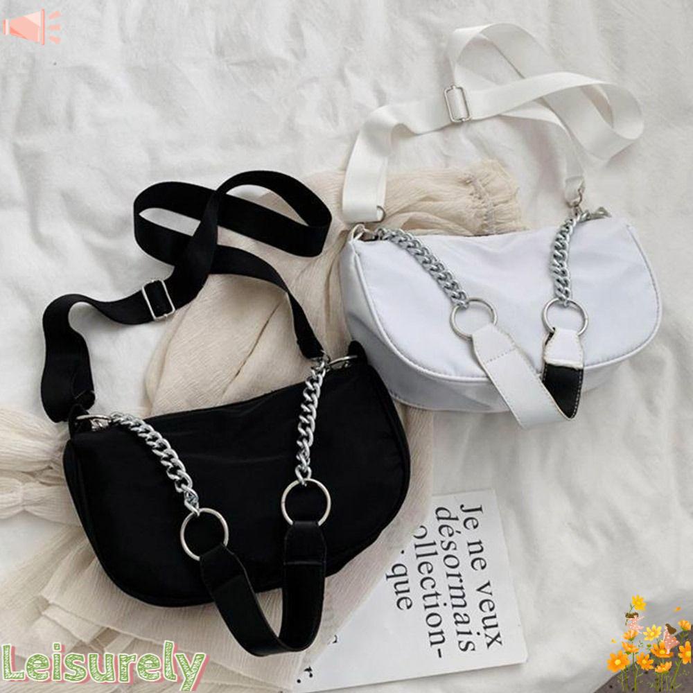 LEILY Túi Đeo Chéo Màu Sắc Dễ Thương Xinh Xắn Cao Cấp