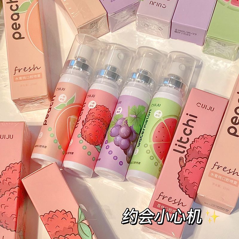 Chai Xịt 22ml Lâu Trôi Hương Thơm Tươi Mát Loại Bỏ Hơi Thở Xấu