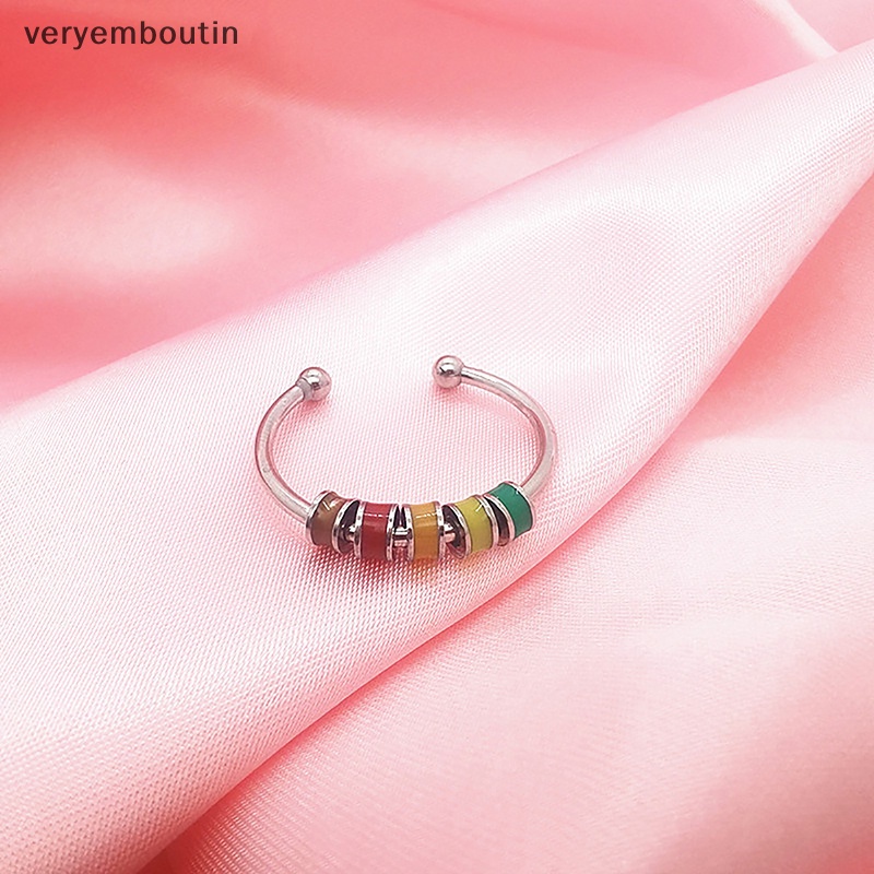 Nhẫn Hở Bằng Thép Không Gỉ Giảm Căng Thẳng Thời Trang Cho Nữ