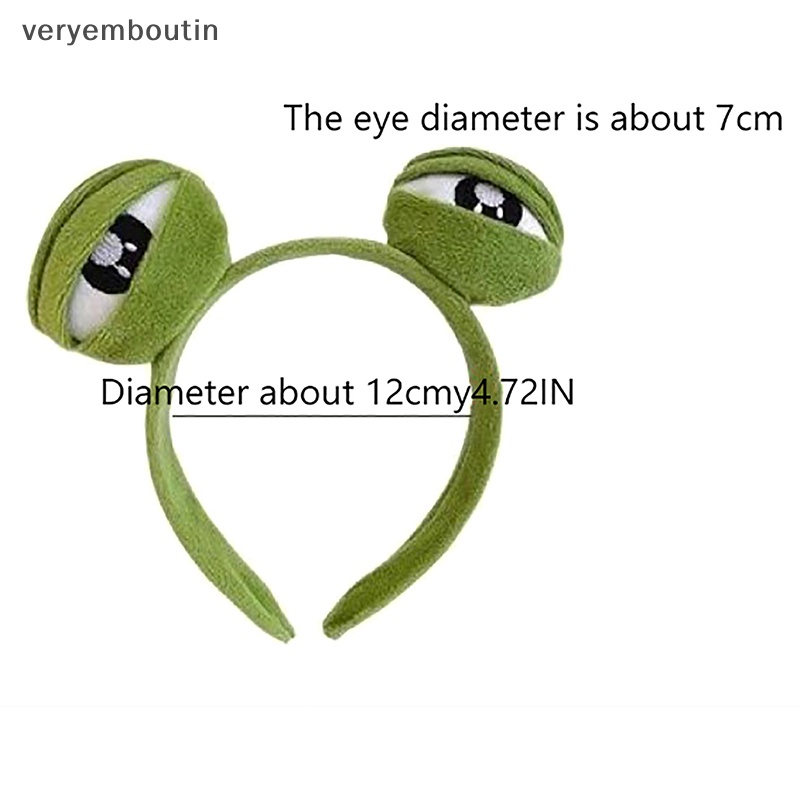 In Sad Băng Đô Che Mắt Ngủ Họa Tiết Chú Ếch Vui Nhộn Dễ Thương Vui Nhộn Dùng Khi Rửa Mặt