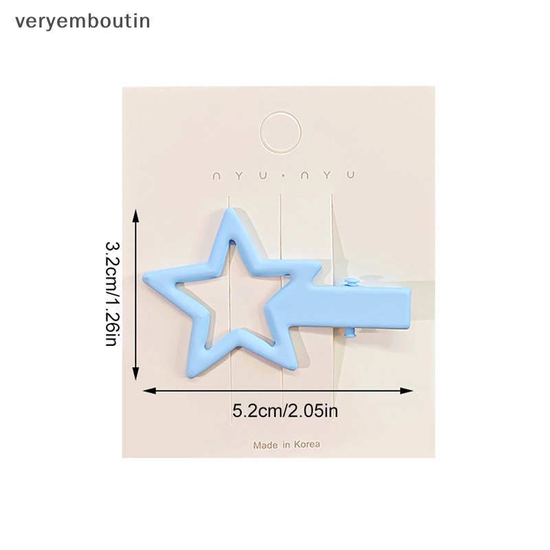 1 Kẹp Tóc Hình Ngôi Sao Phong Cách Hàn Quốc Cổ Điển Dành Cho Nữ