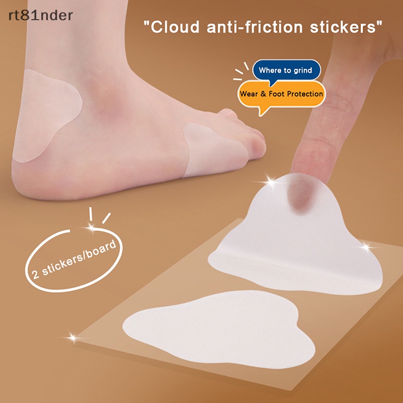 Set 2 Miếng Dán Gót Chân Chống Nước Chống Ma Sát Chăm Sóc Bàn Chân