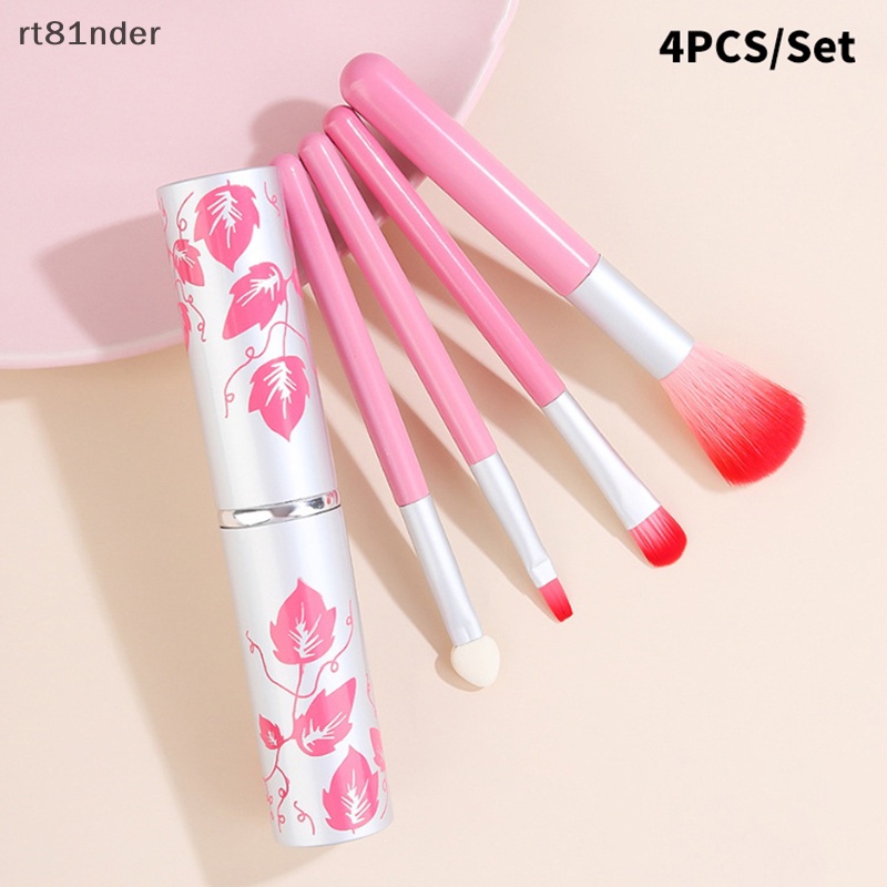 Set 4 Cọ Trang Điểm 4 Trong 1 Mini Tiện Dụng Khi Đi Du Lịch