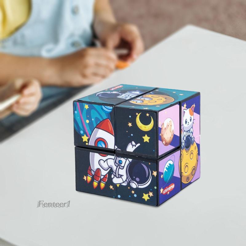 Đồ Chơi Khối Lập Phương Biến Hình 3D Mượt Mà Giáo Dục Cho Bé