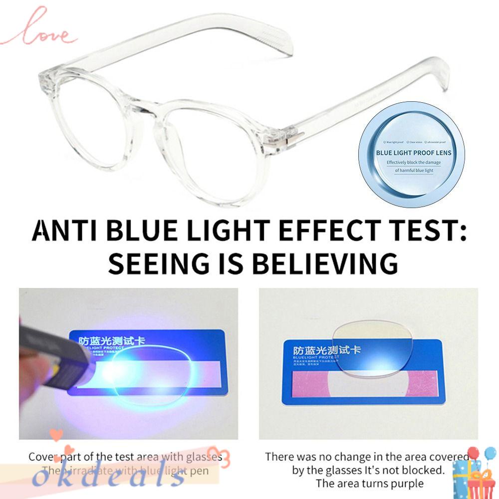 OKDEALS Kính Mát Gọng Siêu Nhẹ Chống Ánh Sáng Xanh Thời Trang Cho Nam Và Nữ