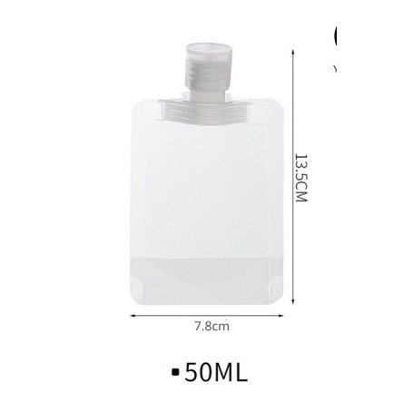 Túi Chiết Nhựa-Chiết Mỹ Phẩm, Dầu Gội, Sữa Tắm Tiện Lợi Đi Du Lịch