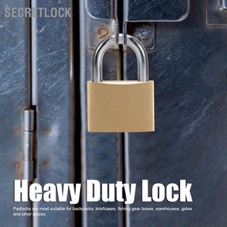 SecretLock Khóa ngoài trời hạng nặng dày An toàn đa chức năng Ổ khóa bằng đồng thau