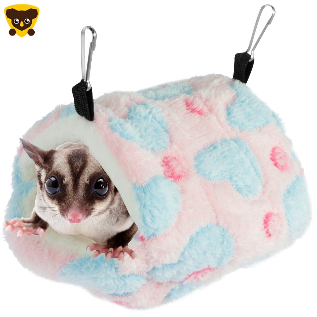 Võng Treo Vải Cotton Lông Xù Ấm Áp Mùa Đông Cho Chuột Hamster SHOPCYC0476