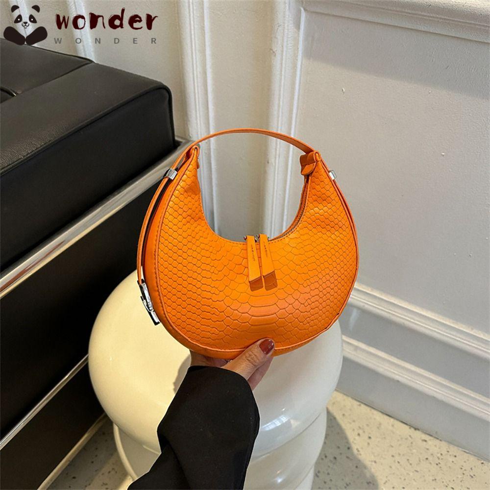 WONDER Túi Đeo Chéo Giả Da Cá Sấu Thời Trang Dành Cho Nữ
