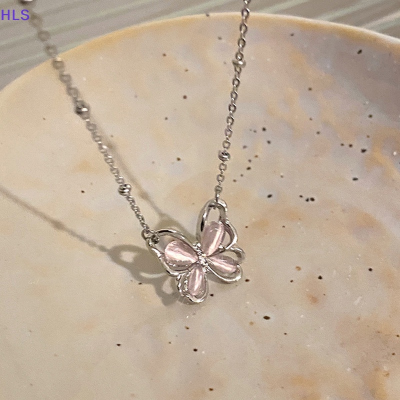 Vòng Cổ Choker Hai Lớp Đính Pha Lê Họa Tiết Dâu Tây / Bướm Tinh Tế Thời Trang Cho Nữ