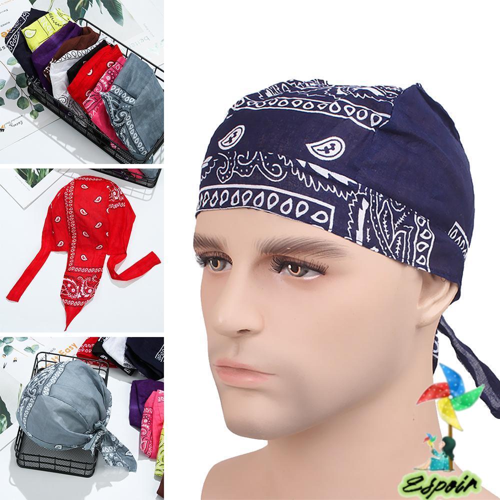 ESPO Mũ Trùm Đầu Vải Cotton Nhanh Khô Phong Cách Cướp Biển Cho Nam Và Nữ